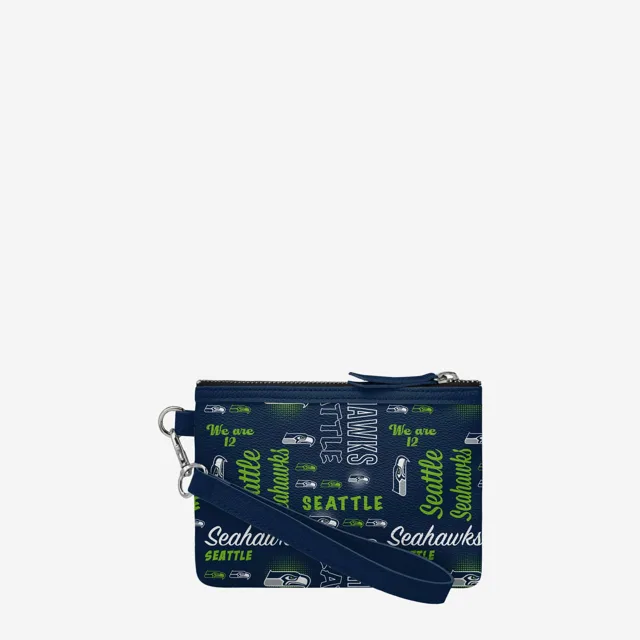 Seattle Seahawks Bracelet imprimé avec logo répété de la collection Spirited Style