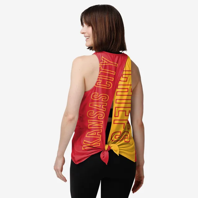 Kansas City Chiefs Haut sans manches brise-cravate pour femme