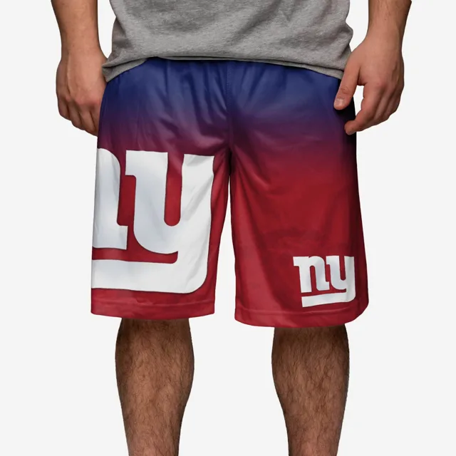 New York Giants Short d'entraînement dégradé à gros logo