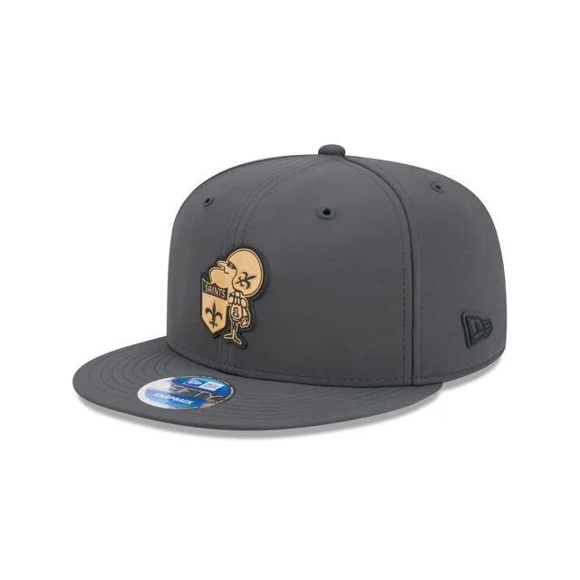 New Orleans Saints 2026 Sideline Cold Weather Historic 9FIFTY Casquette Snapback