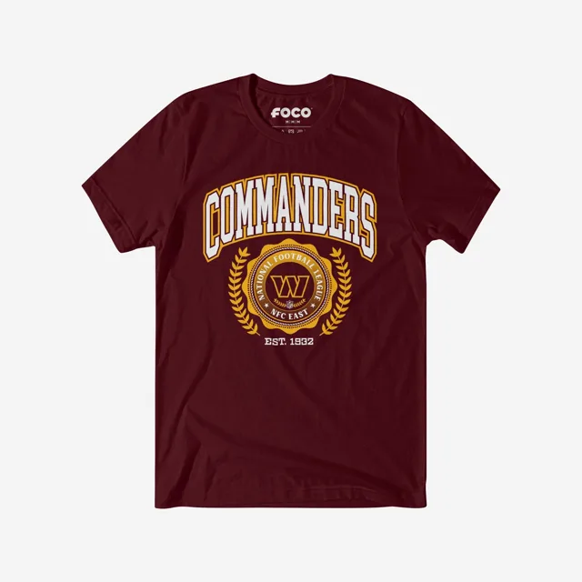 T-shirt à écusson de l'équipe Washington Commanders