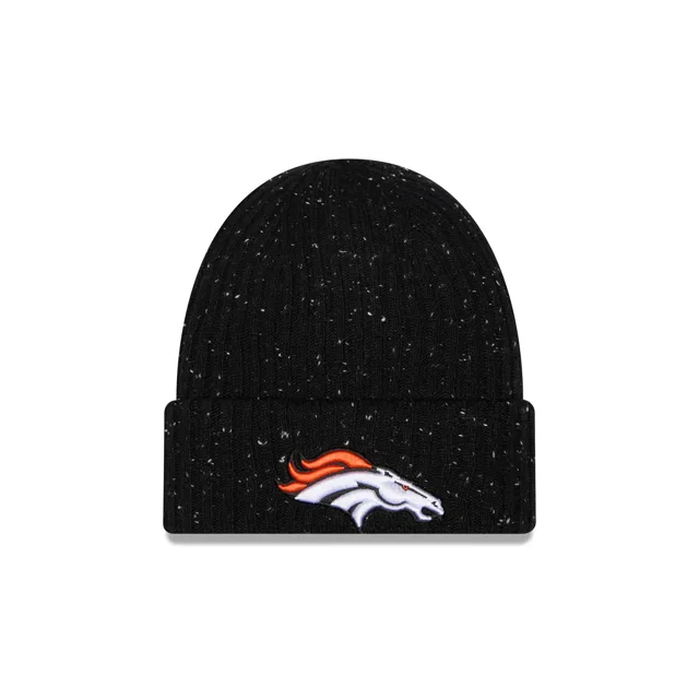 Denver Broncos Bonnet en tricot à revers moucheté