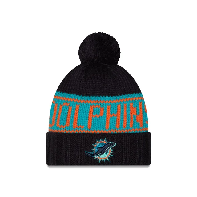 Miami Dolphins 2026 Rivalries Bonnet en tricot à pompon pour femme