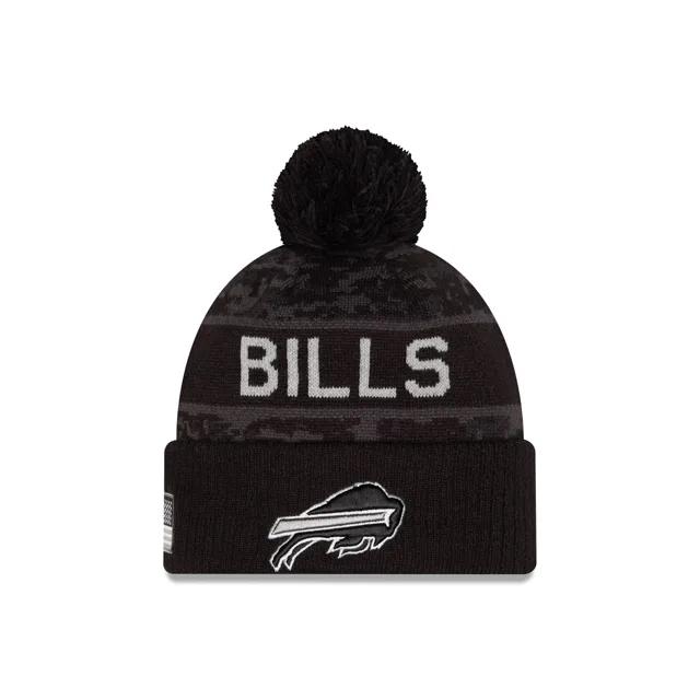 Buffalo Bills 2026 Salut au service Pom Knit Hat
