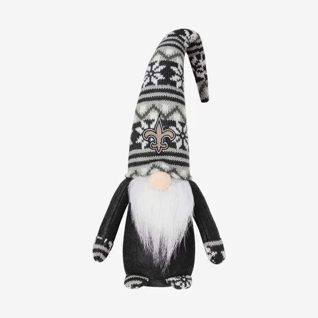 New Orleans Saints Gnome en peluche à chapeau courbé