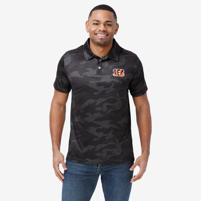 Cincinnati Bengals Polo en polyester camouflage couleur