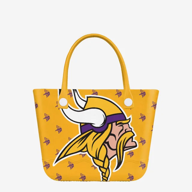 Minnesota Vikings Grand logo Mini sac fourre-tout à hayon imprimé