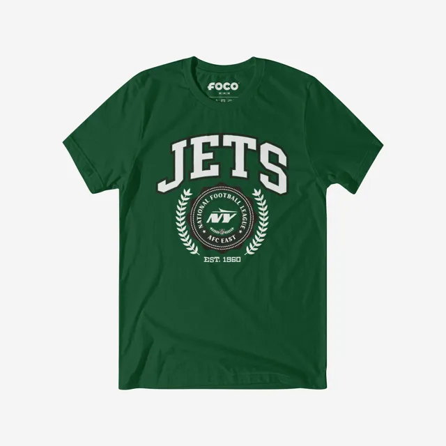 T-shirt à écusson de l'équipe New York Jets