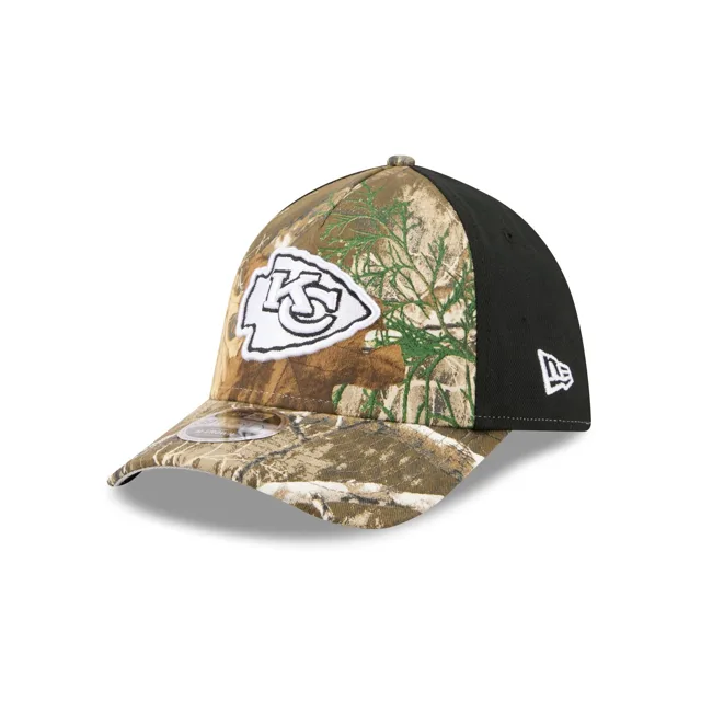 Kansas City Chiefs Poly Realtree 39THIRTY Chapeau extensible à cadre en M M-Crown