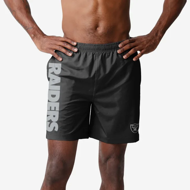 Las Vegas Raiders Maillot de bain traditionnel avec mot-symbole solide