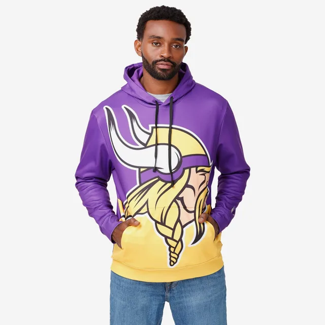 Sweat à capuche Minnesota Vikings avec logo en gras