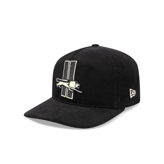 Detroit Lions Chapeau réglable en velours côtelé noir nostalgique 19TWENTY