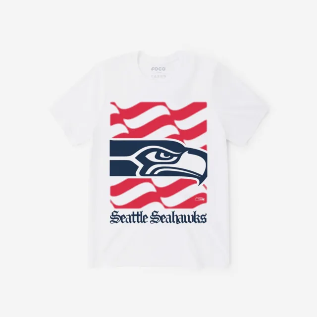 Seattle Seahawks T-shirt avec le mot-symbole du patrimoine américain