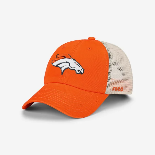 Denver Broncos Casquette de camionneur décontractée avec logo principal