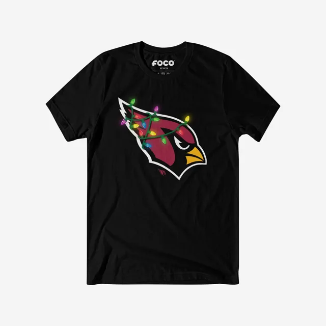 Arizona Cardinals T-shirt avec logo principal Holiday Lights