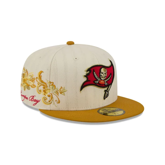 Tampa Bay Buccaneers Casquette ajustée à chevrons chromée 59FIFTY