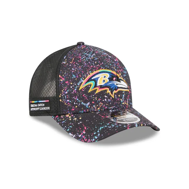 Baltimore Ravens 2025 Casquette de camionneur Crucial Catch 9FORTY M-Crown A-Frame