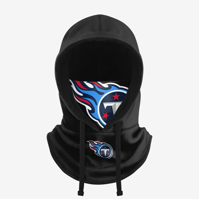 Tennessee Titans Guêtre à capuche noire avec cordon de serrage
