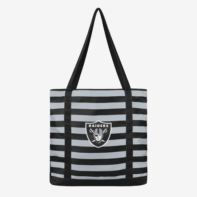 Las Vegas Raiders Sac fourre-tout en toile à rayures