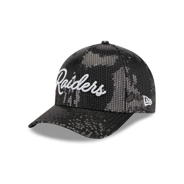 Las Vegas Raiders Casquette Snapback 9FORTY M-Crown à paillettes pour femmes