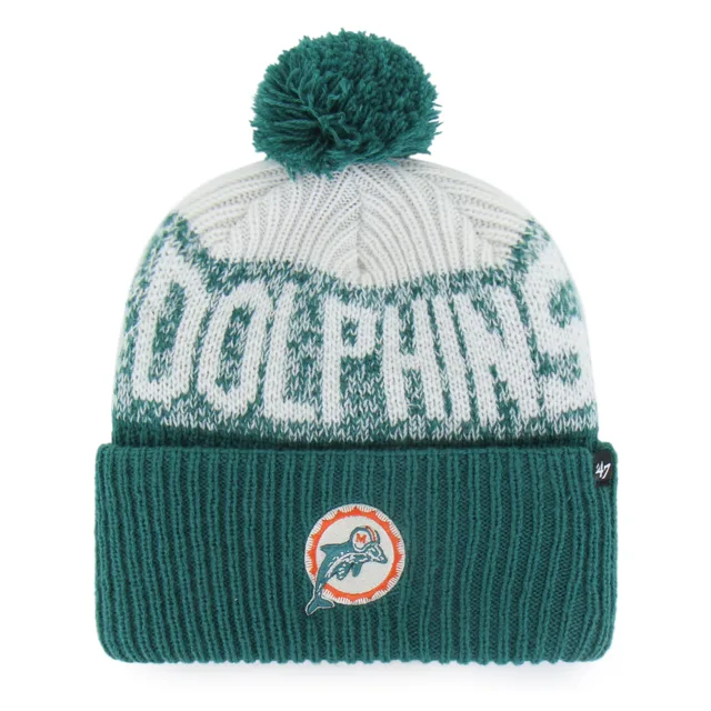 Miami Dolphins Tricot à revers historique Bone Chill '47