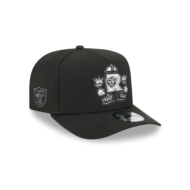 Chapeau Snapback Las Vegas Raiders Cartoon 9FIFTY A-Frame