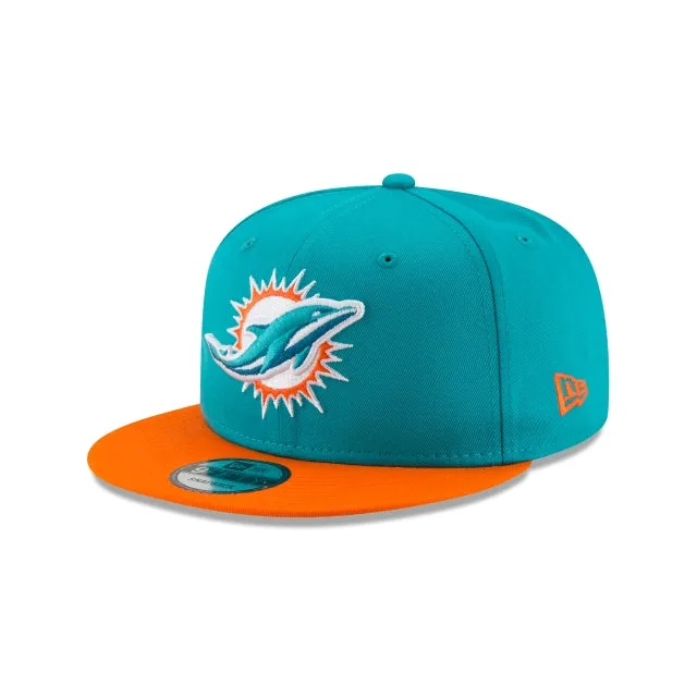 Miami Dolphins Casquette Snapback 9FIFTY bicolore