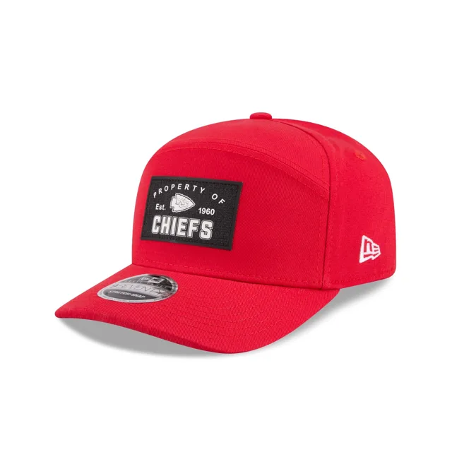 Kansas City Chiefs Propriété du panneau divisé en patch 9SEVENTY Stretch-Snap Hat