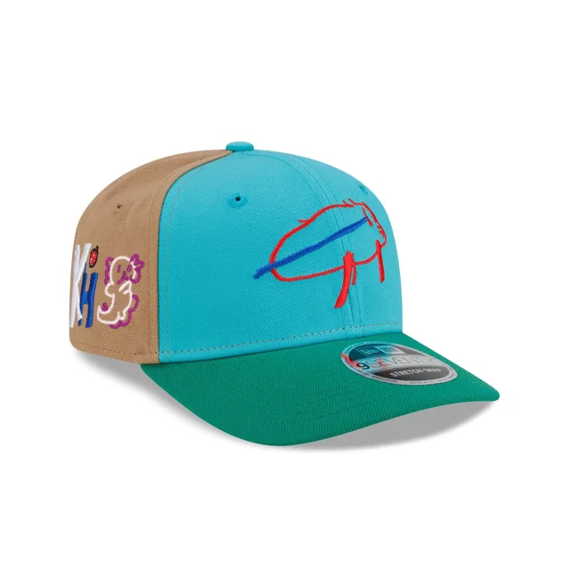 Buffalo Bills Billustration par Killian 9SEVENTY Chapeau extensible