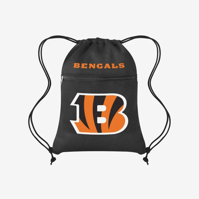 Cincinnati Bengals Sac à dos avec cordon de serrage et poche en filet