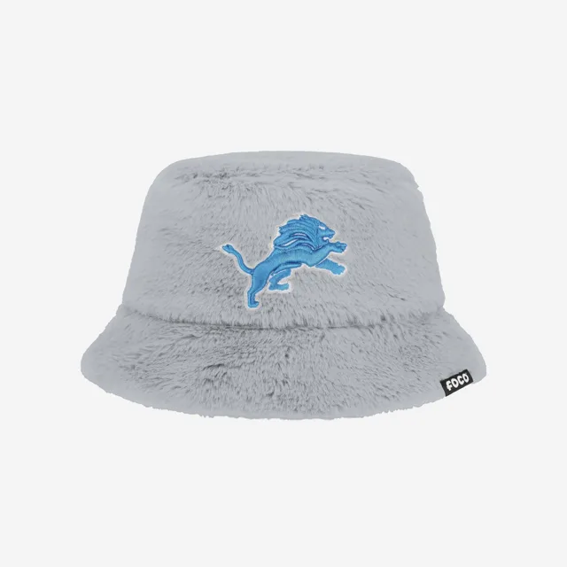Detroit Lions Chapeau bob réversible en fausse fourrure