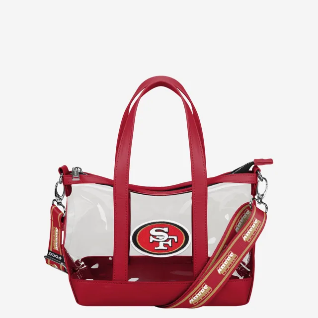 San Francisco 49ers Mini sac fourre-tout transparent à bandoulière