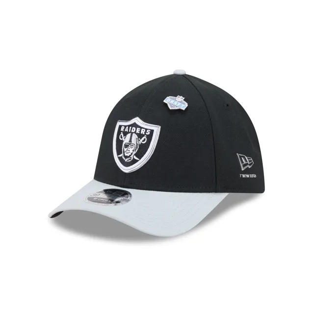 Las Vegas Raiders 2026 Draft 39THIRTY Chapeau extensible M-Crown