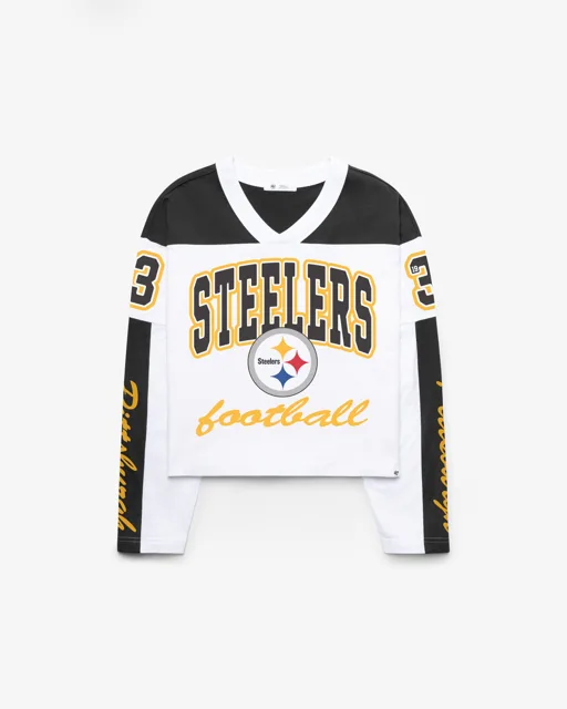 Pittsburgh Steelers EXCLAMATION '47 T-SHIRT EN JERSEY METRO FEMME