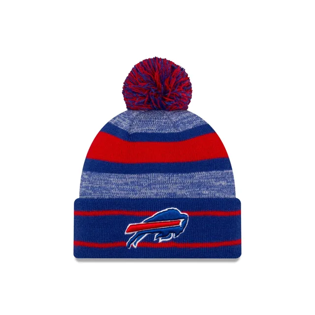Buffalo Bills Bonnet en tricot à pompons Team Stripes