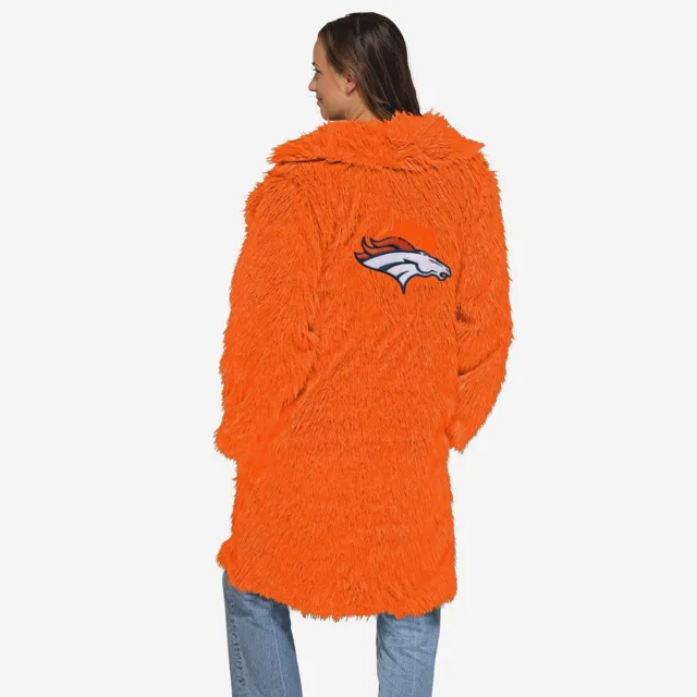 Denver Broncos Veste longue en fausse fourrure