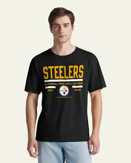 Pittsburgh Steelers STACK BLOCK '47 T-SHIRT QUOTIDIEN