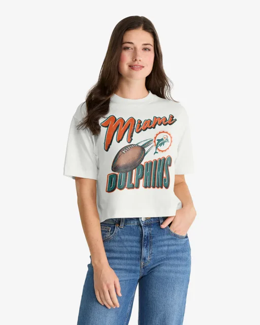 Miami Dolphins HISTORIQUE DIME TIME '47 REED CITY TEE FEMME