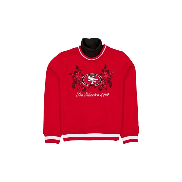 San Francisco 49ers Sweat-shirt à col roulé Sport Classics pour femme