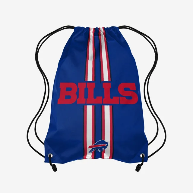 Buffalo Bills Sac à dos avec cordon de serrage Team Stripe Wordmark