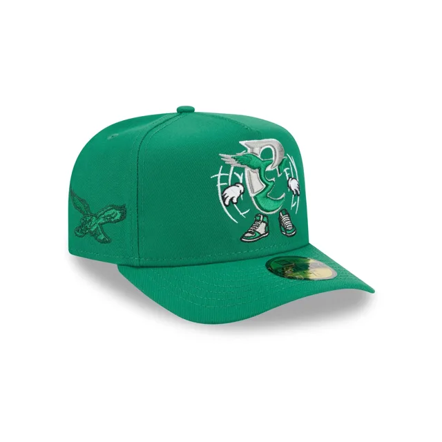 Philadelphia Eagles Dessin animé 59FIFTY A-Frame Chapeau ajusté