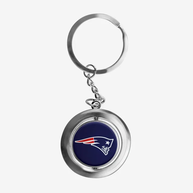 Porte-clés New England Patriots Football Spinner