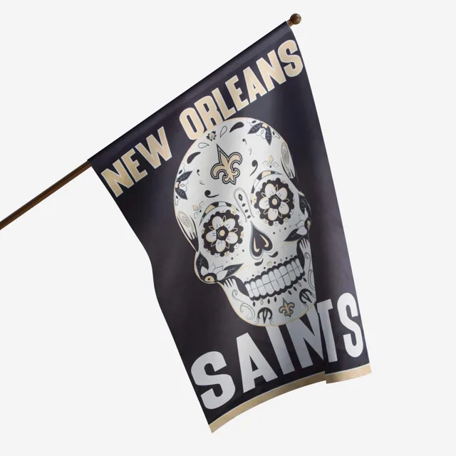 New Orleans Saints Drapeau vertical du jour des morts