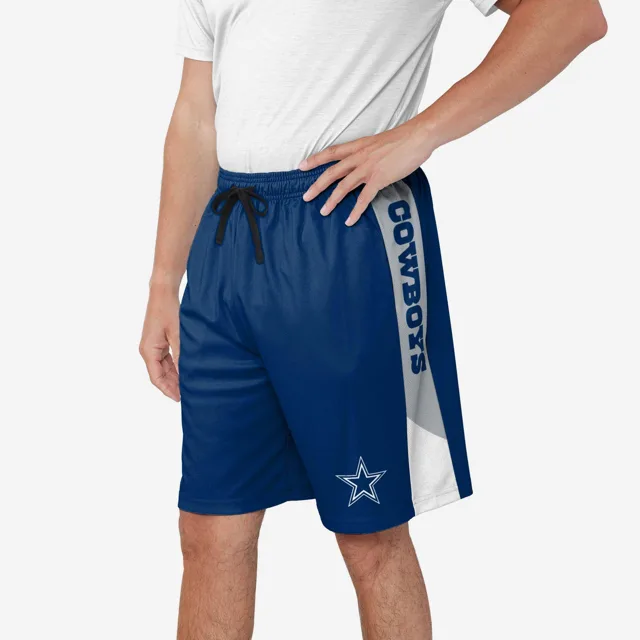 Short d'entraînement à rayures latérales Dallas Cowboys