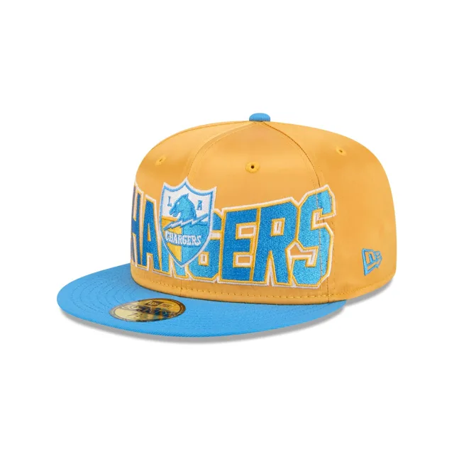 Los Angeles Chargers Chapeau ajusté 59FIFTY en satin audacieux