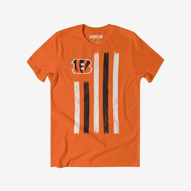 Cincinnati Bengals T-shirt drapeau coup de pinceau