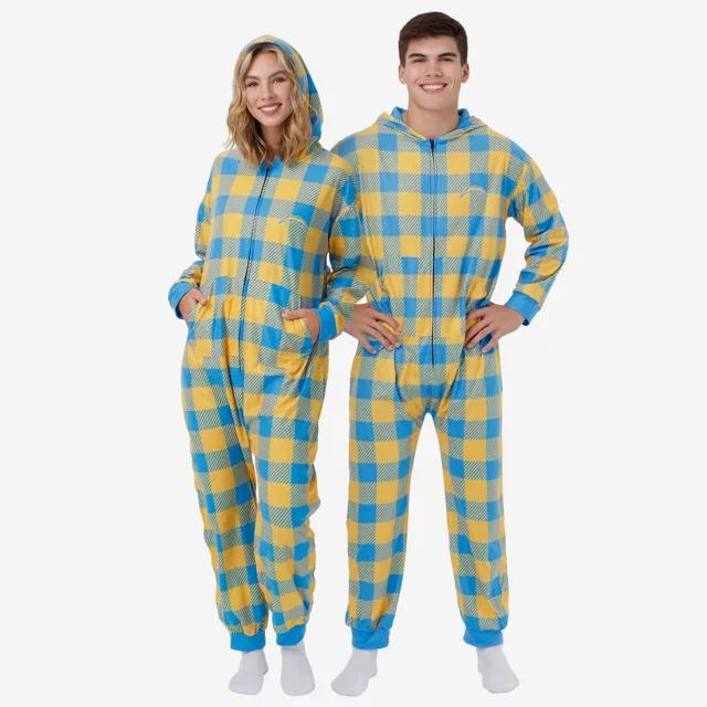 Pyjama une pièce à carreaux Los Angeles Chargers