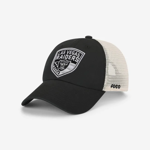 Las Vegas Raiders Casquette de camionneur décontractée avec patch Americana