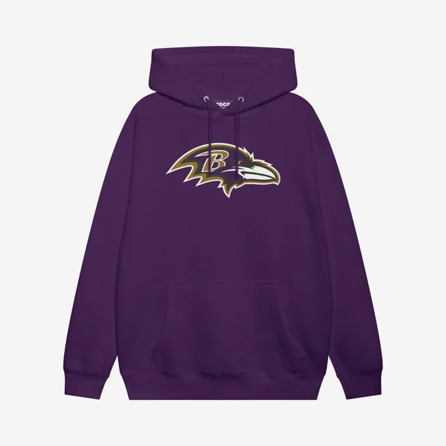 Sweat à capuche avec logo principal Baltimore Ravens