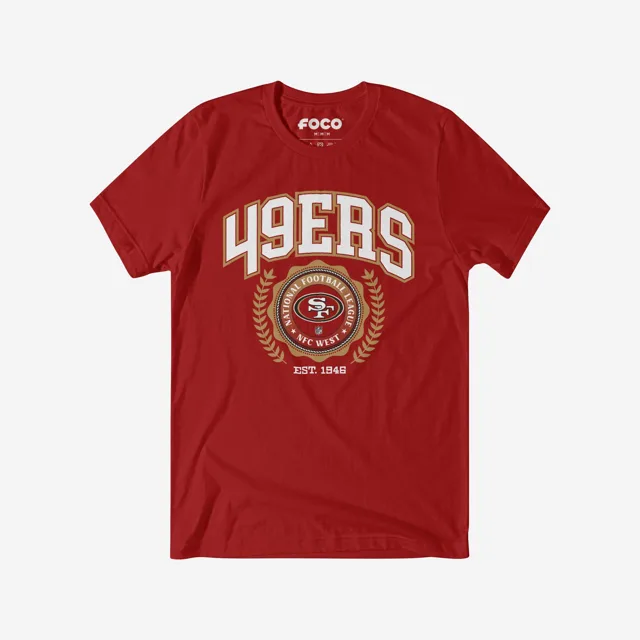 T-shirt à écusson de l'équipe San Francisco 49ers